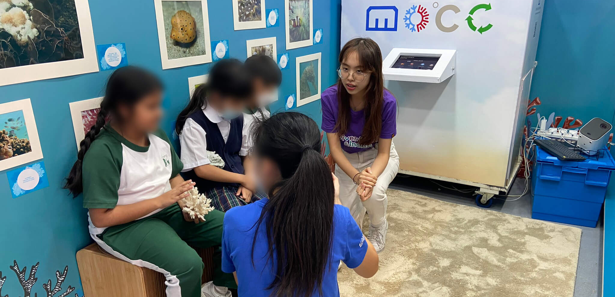 推动展览︰心光盲人院暨学校流动博物馆多媒体互动展览